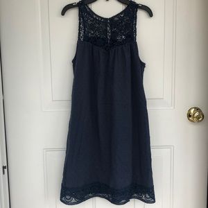 Navy spring dress!